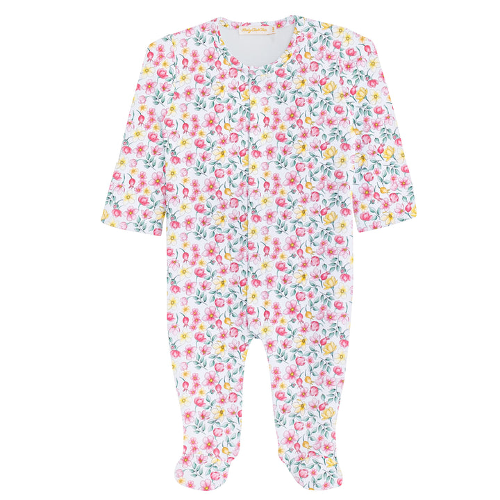Printed Footie | Field Flowers