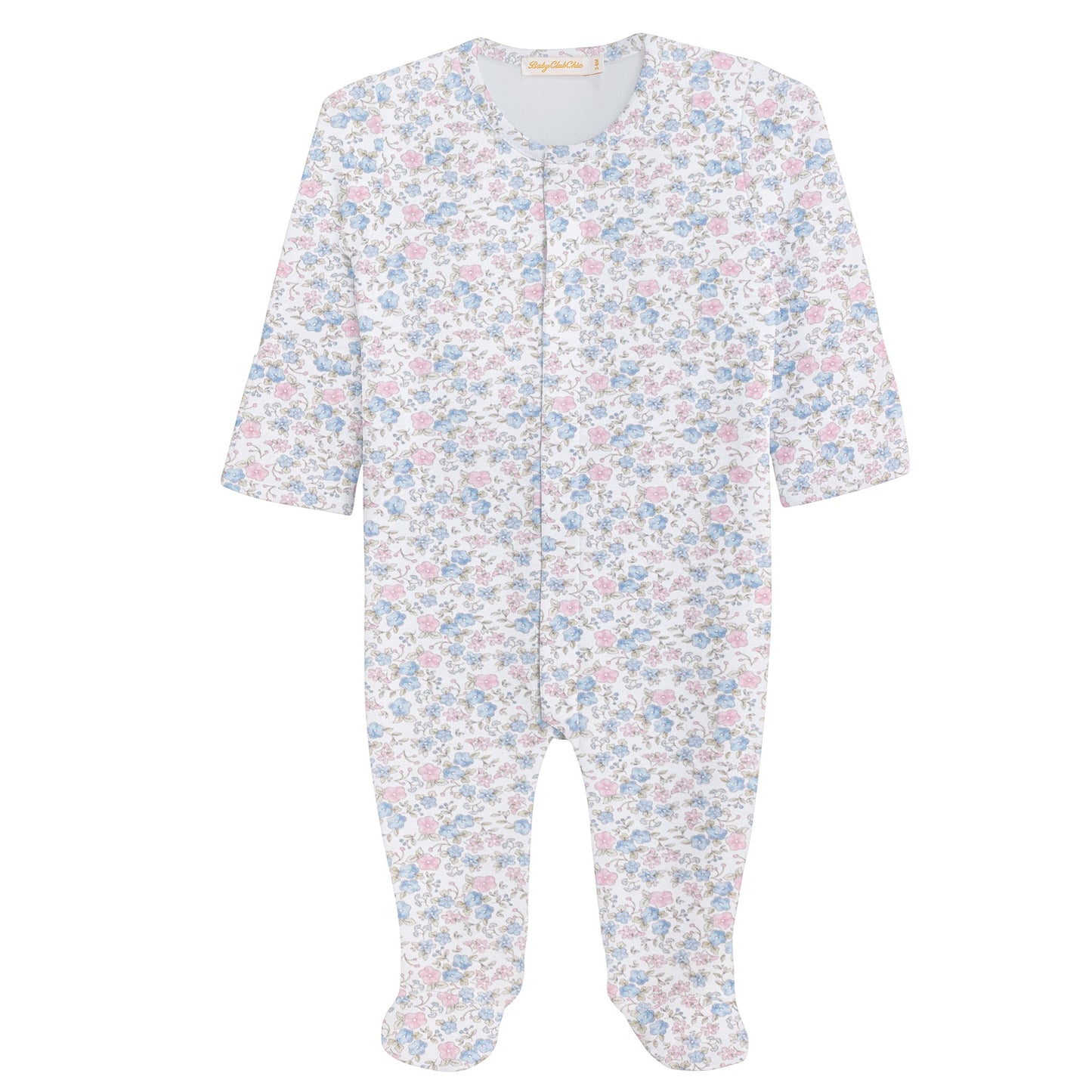 Printed Footie | Tiny Soft Floral