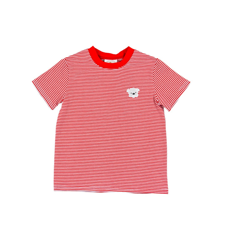 Fan Zone Crew Tee | White/Red