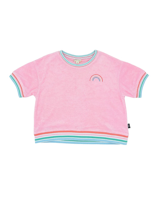 LENNON TERRY TOP | FAIRY TALE PINK