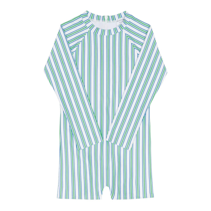 unisex tamarin stripe rasguard one piece