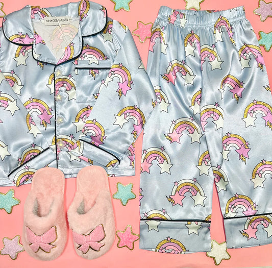 Rainbow & Stars Silky Set