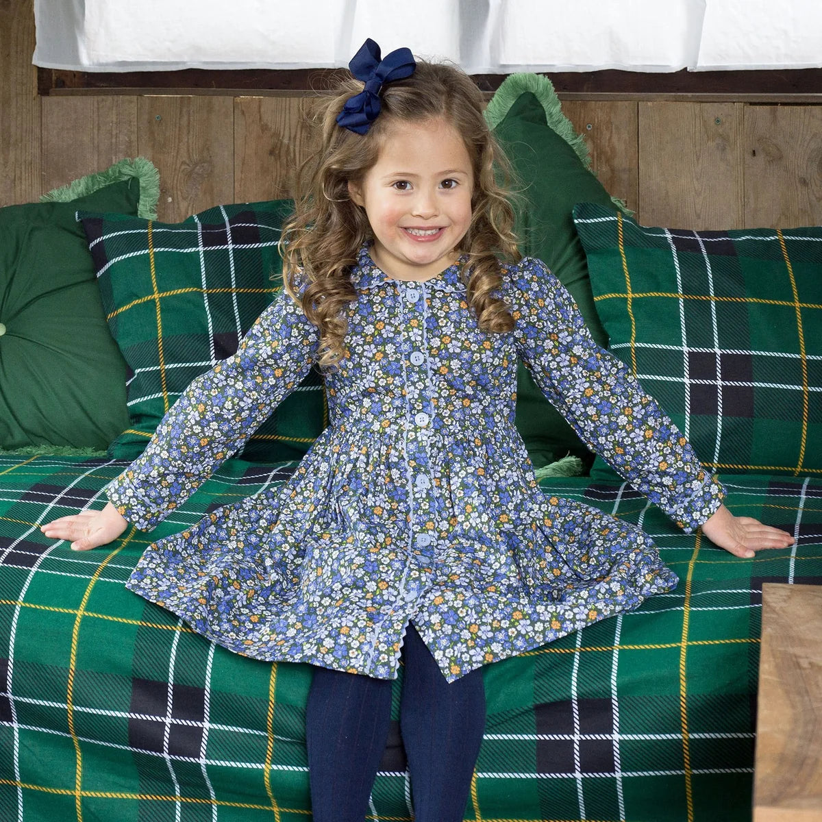 Meadow Floral Button Front Dress