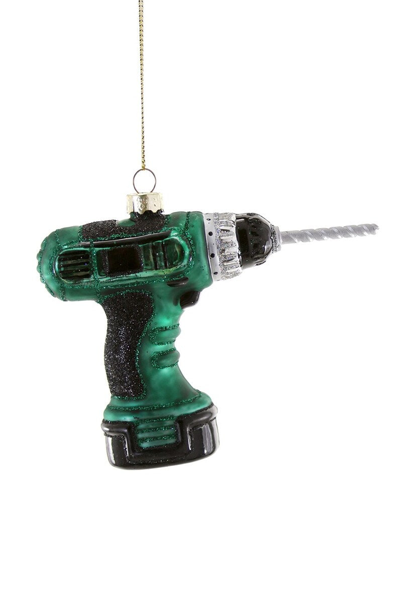 Cordless Drill Ornament | Green