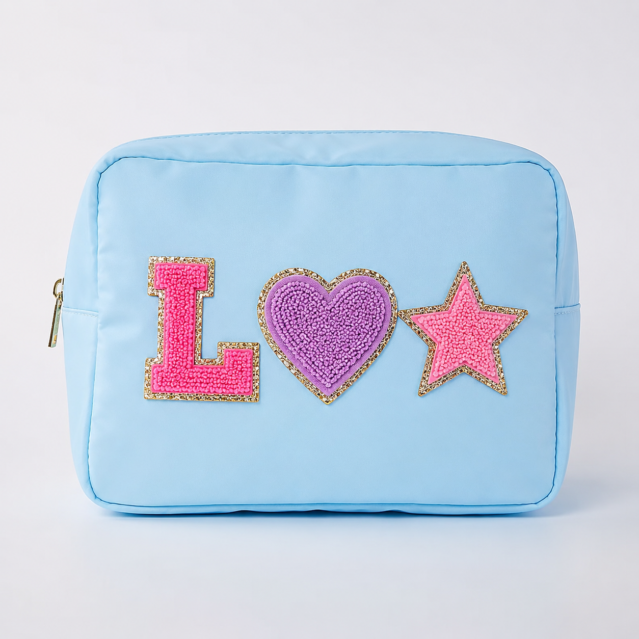 Medium Nylon Bag | Sky Blue | includes 3 complimentary patches