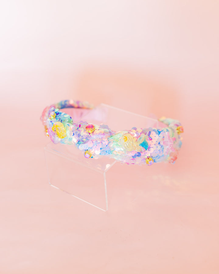 Sequin Mermaid Knot Headband