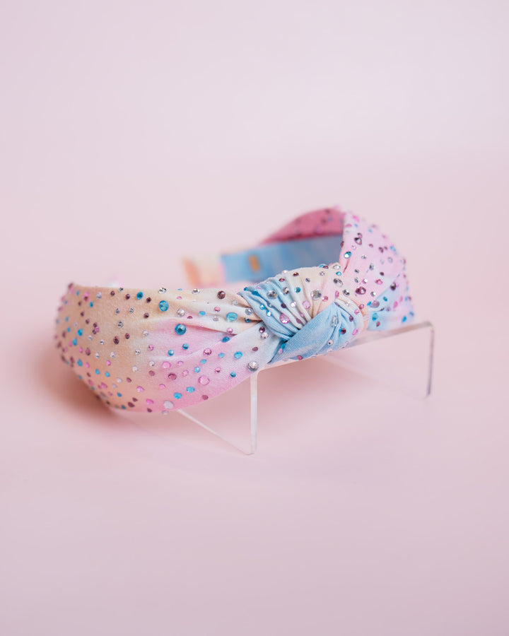 Crystal Ombre Knot Headband | Mermaid