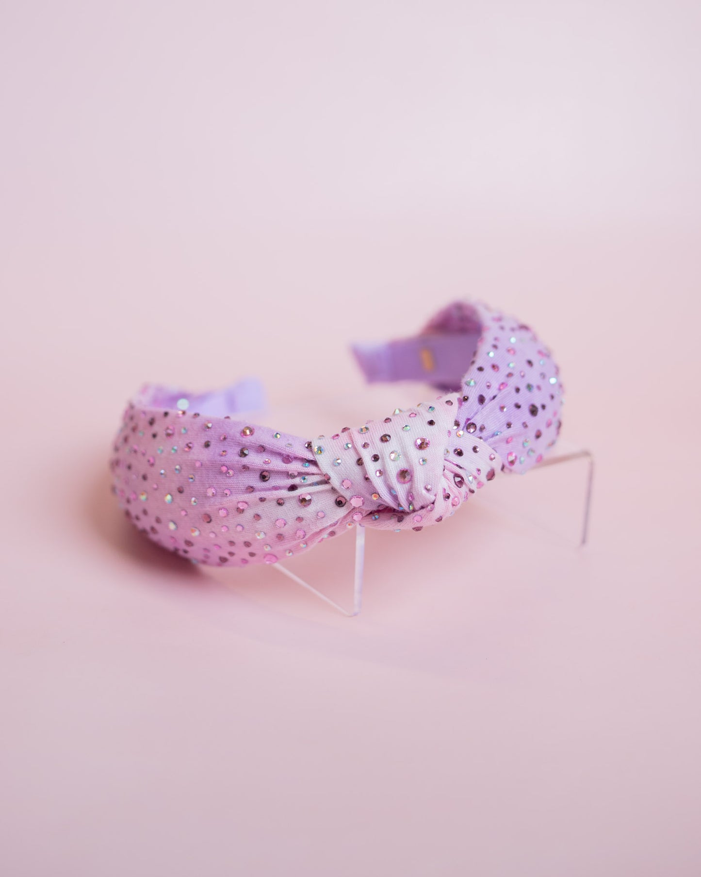 Crystal Ombre Knot Headband | Lavender