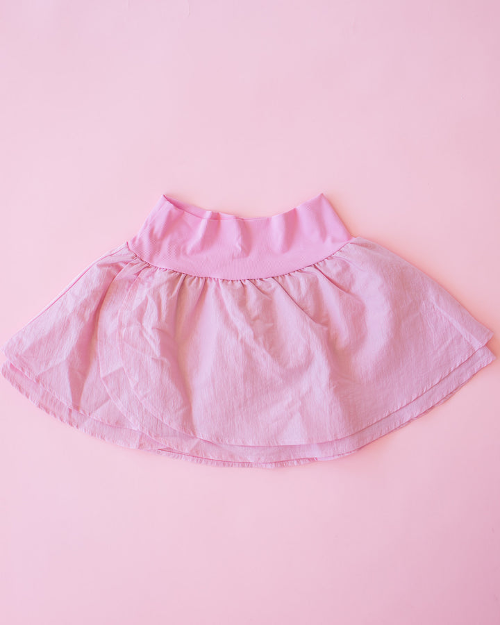 Wideband Mini Skort I Pink