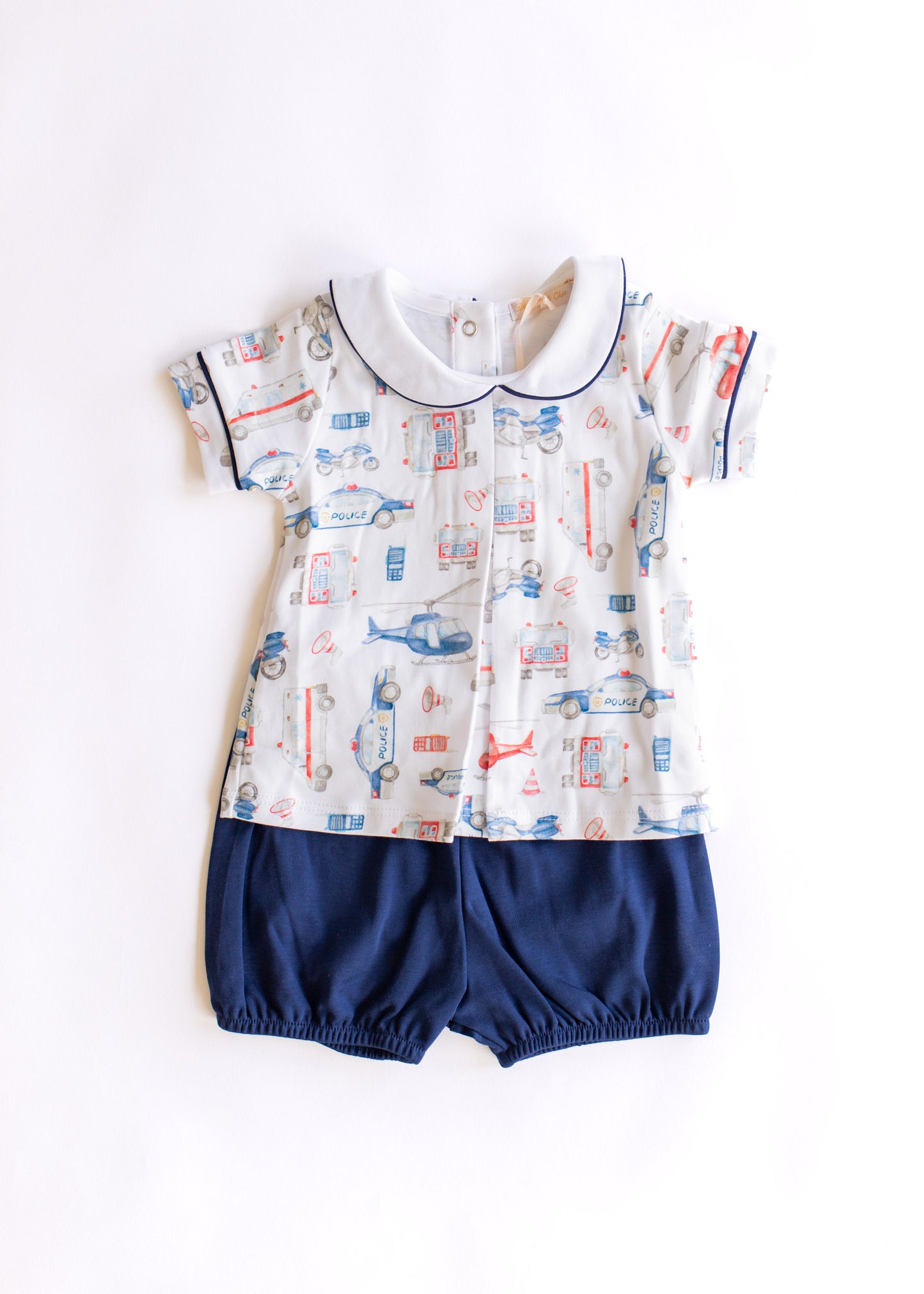 rescue squad tee and bloomer set