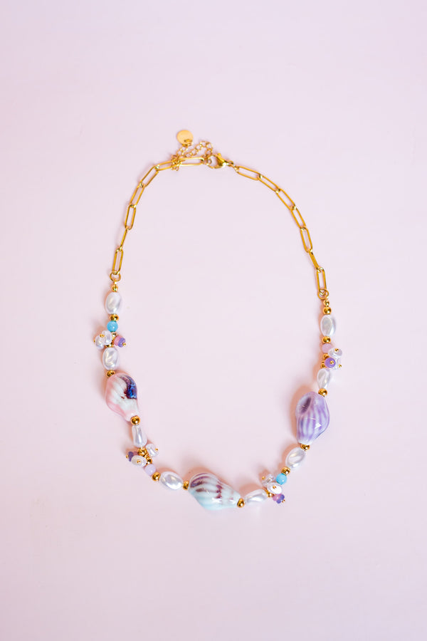 Santorini Beaded Necklace