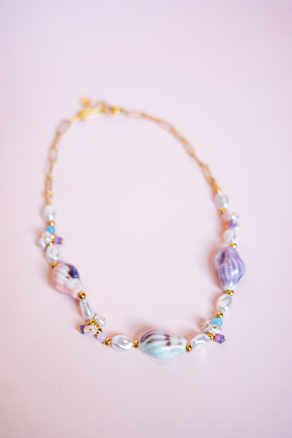 Santorini Beaded Necklace