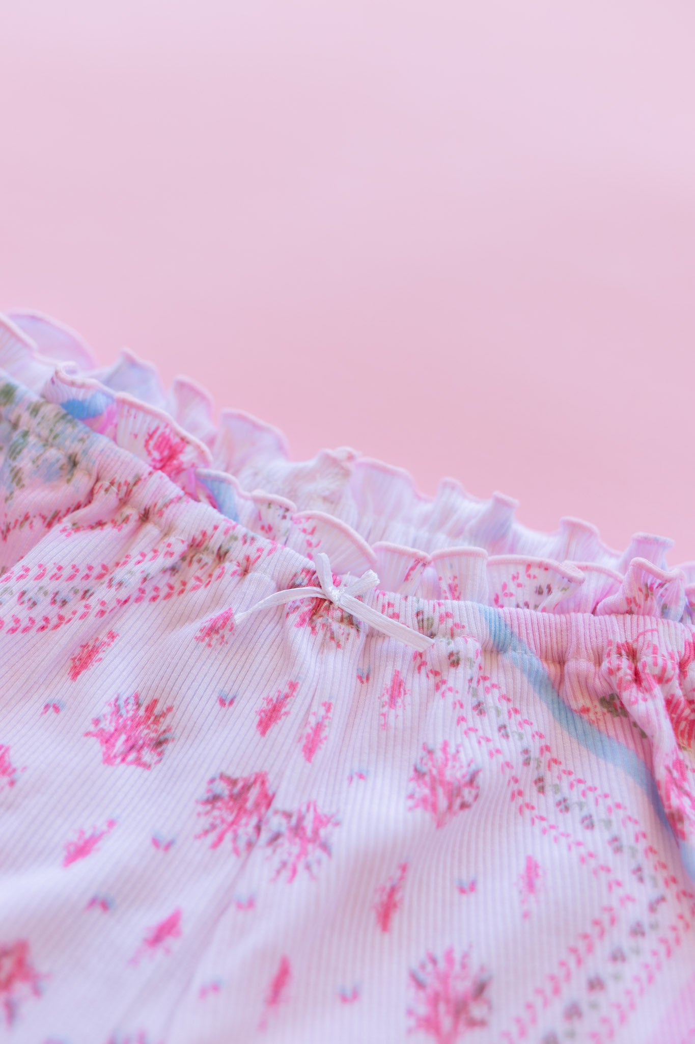 Rib Short | Pink Handkerchief