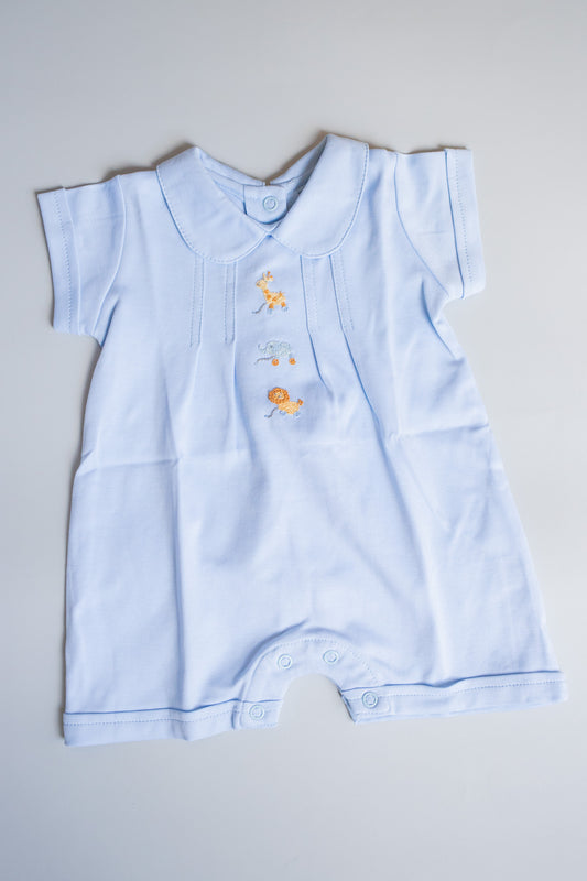 Zoo Pull Toy Pleated Romper