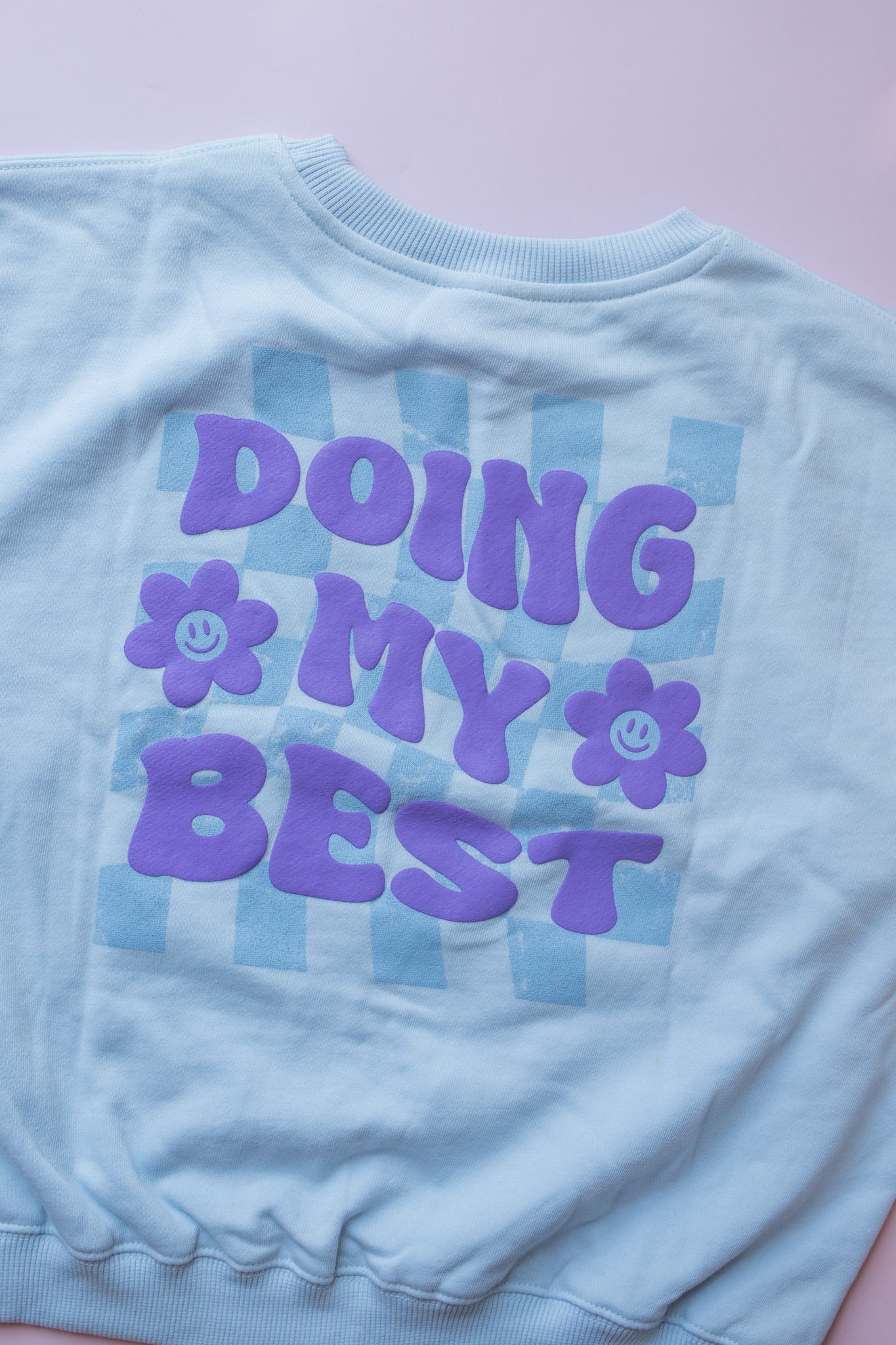 XOXO by magpies | Doing My Best Cloud Blue Crewneck