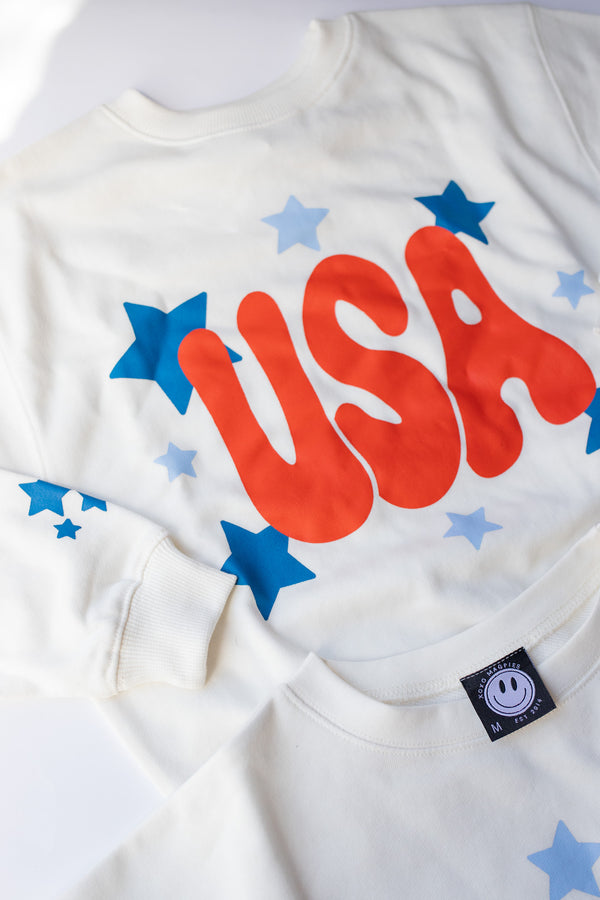 XOXO by magpies | USA Crewneck | Women's