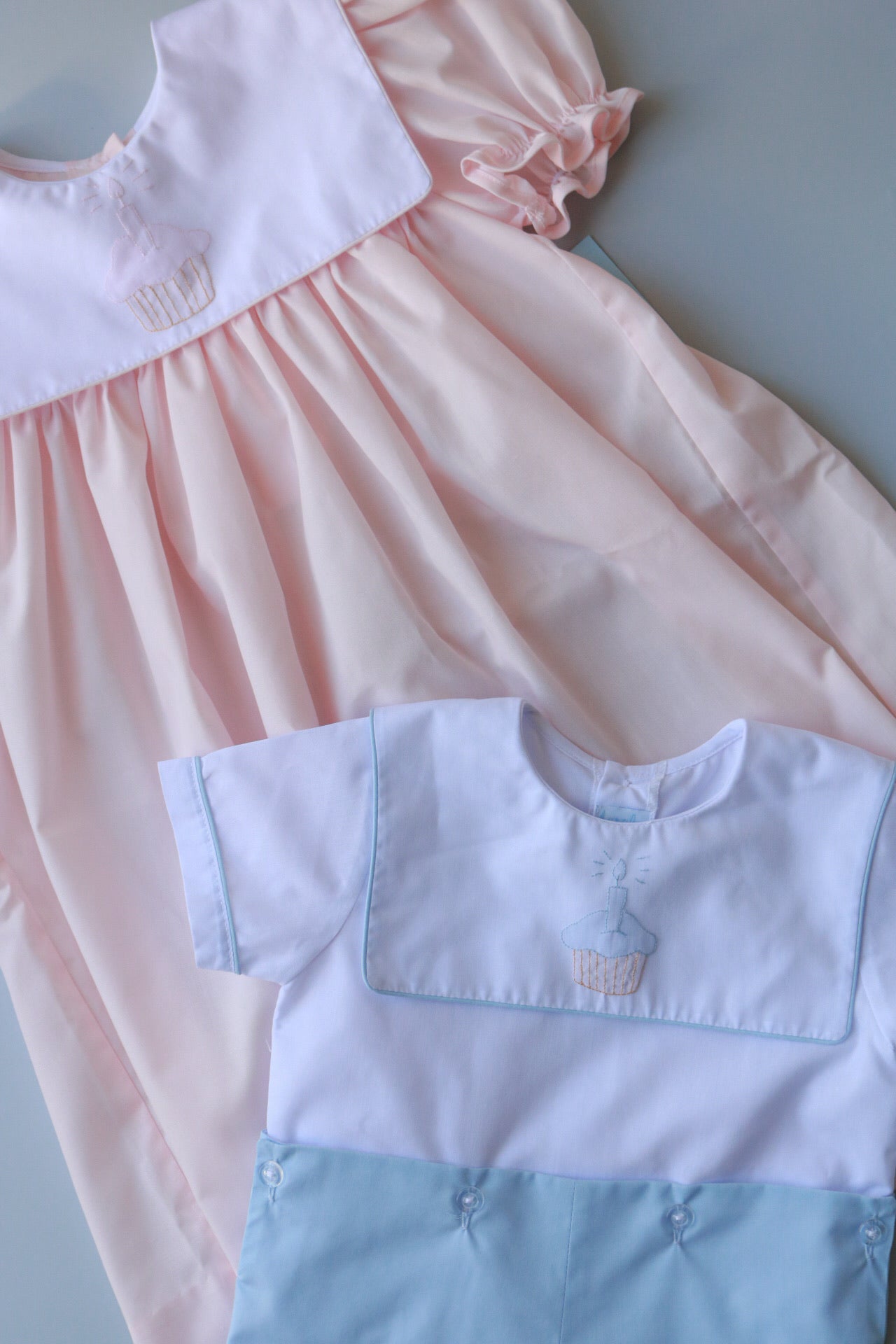 Pink Cupcake Embroidered Dress