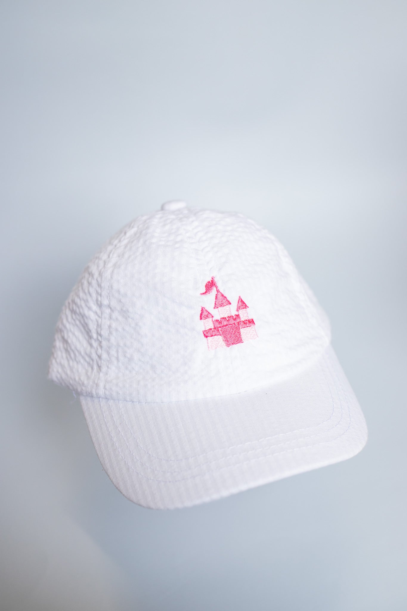 Embroidered Seersucker Ball Cap | White Castle