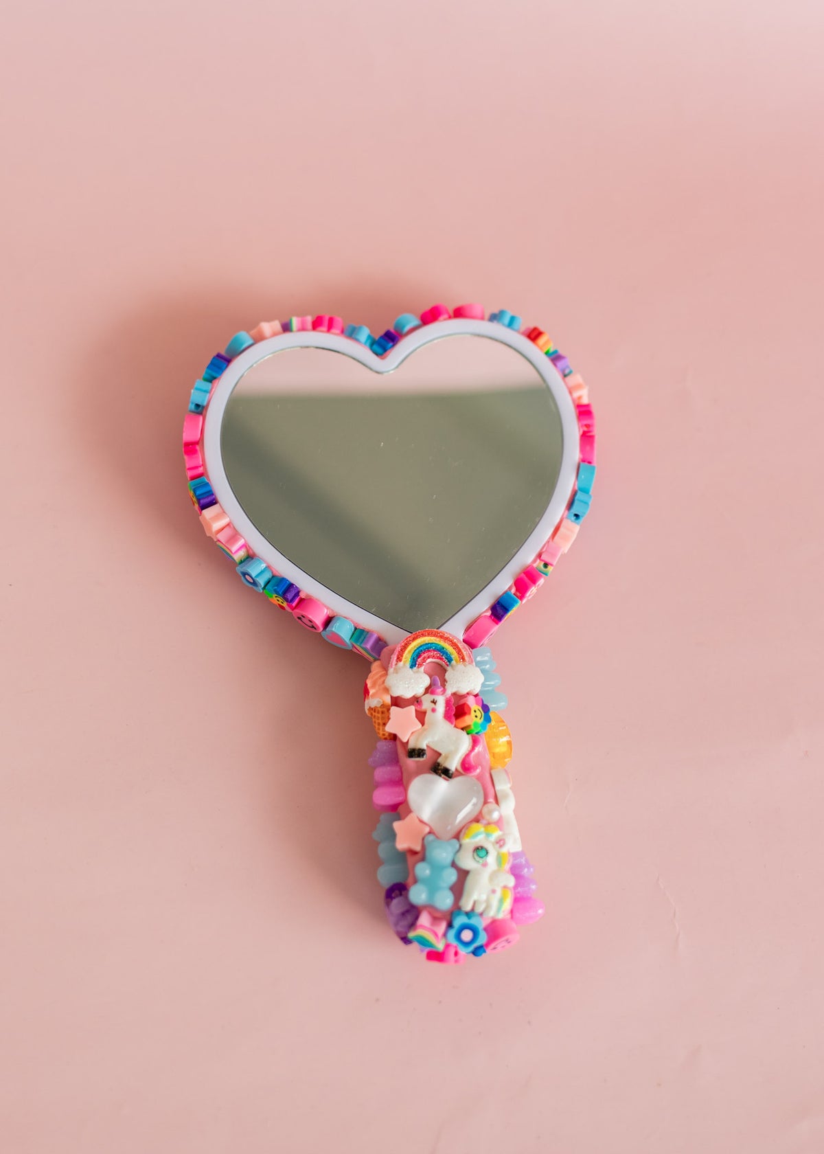 Crystallized Charm Heart Mirror