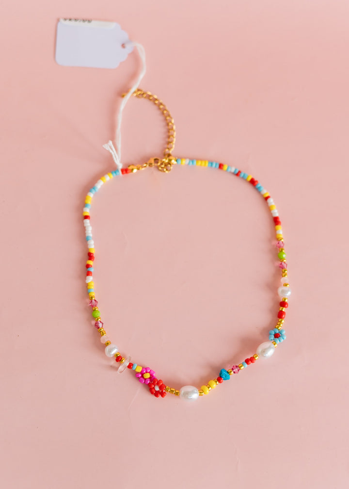 Boho Beaded Necklace