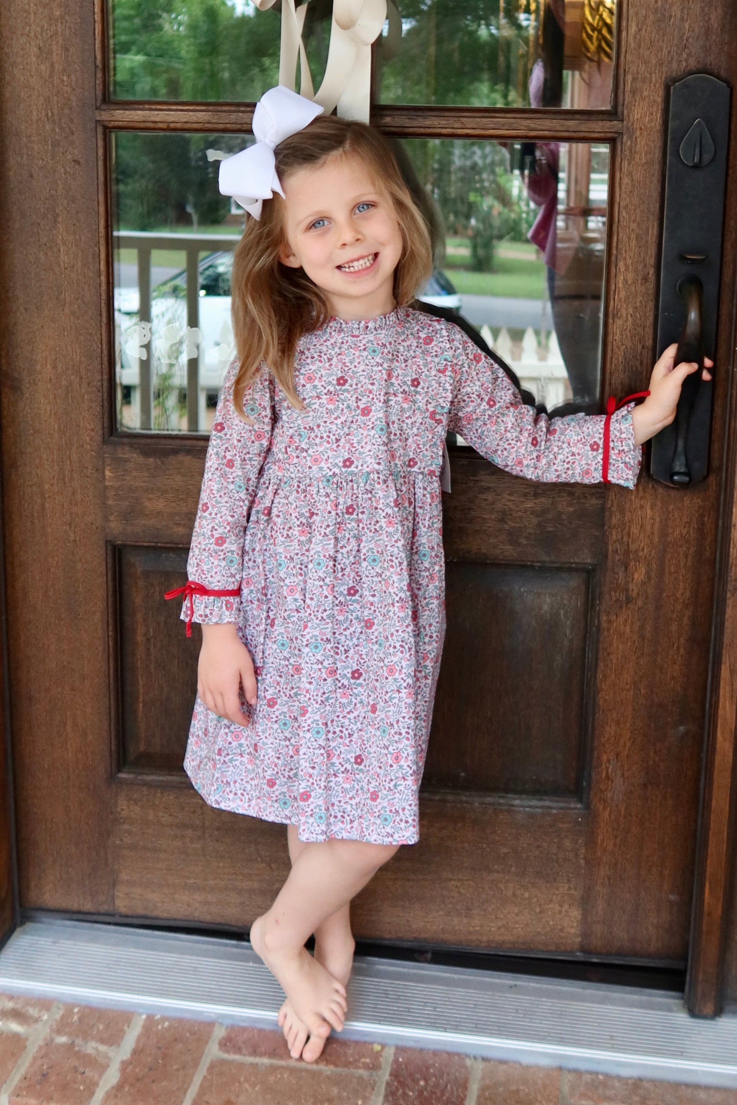 Holiday Floral Dress