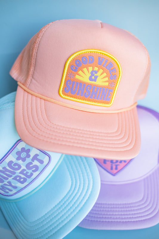 XOXO by magpies | Good Vibes & Sunshine Trucker | Adult