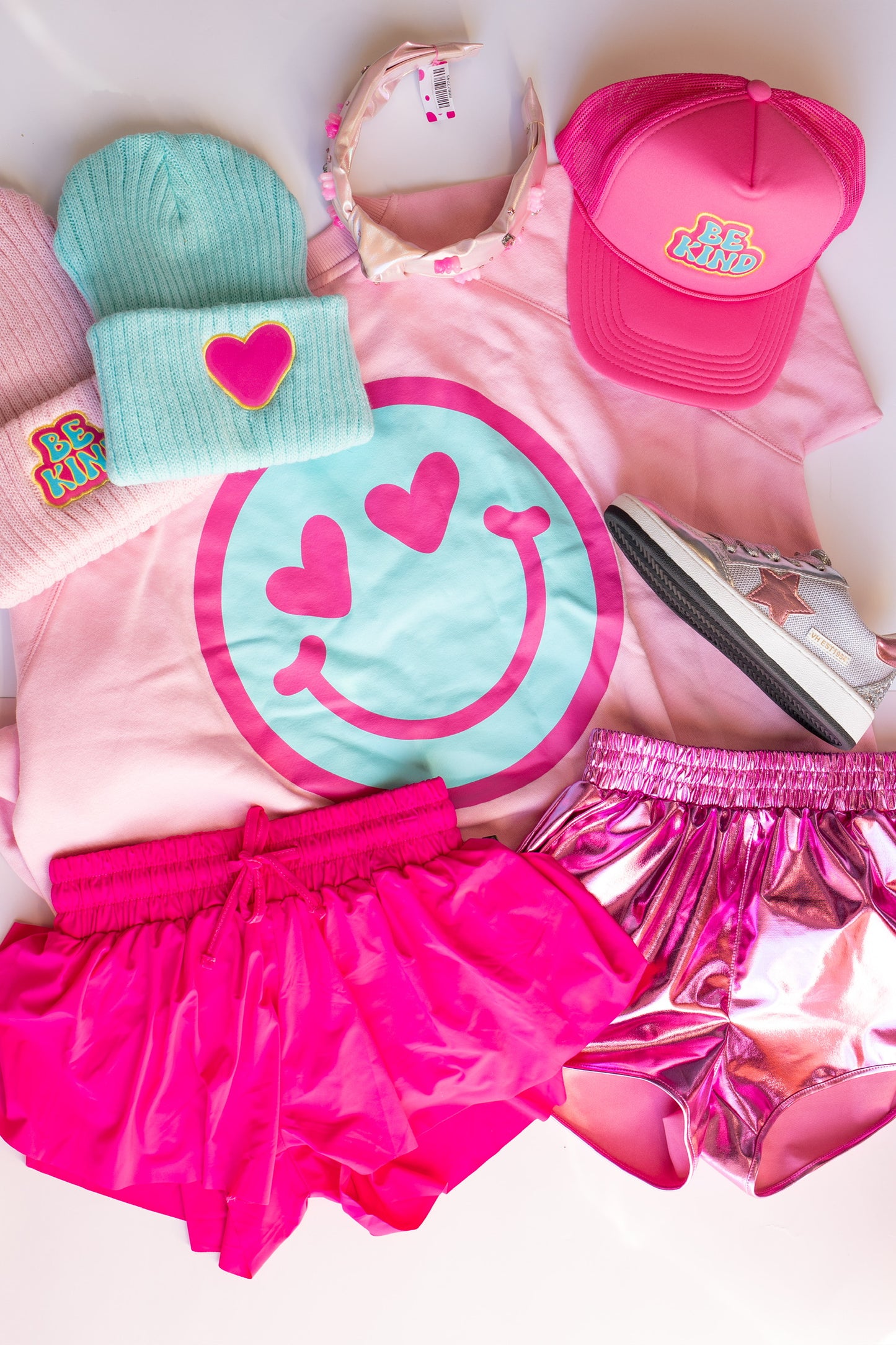 Bubblegum Heart Eyes Sweatshirt, Women's