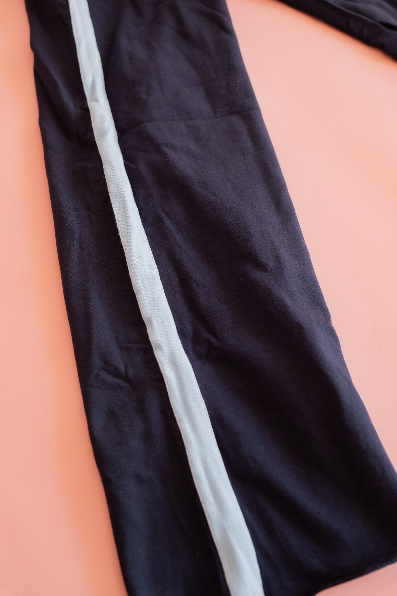 Wide Leg Pant | Navy with Blue Taping