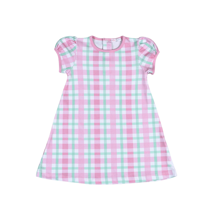 Short Sleeve Dress | Jane Plaid