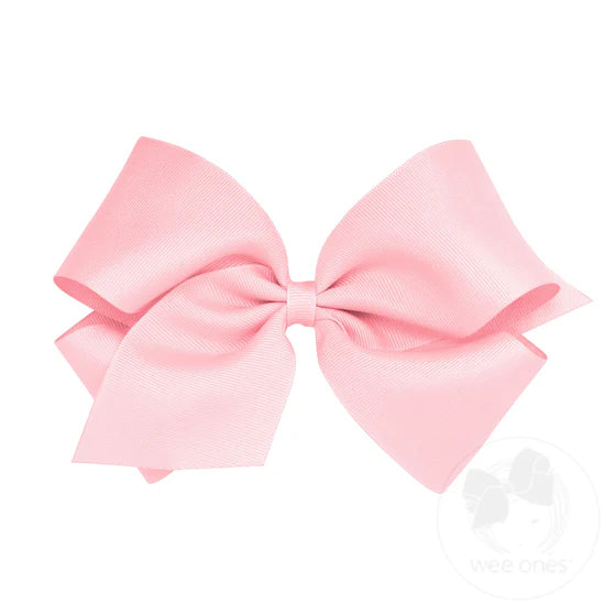 King Classic Grosgrain Bow | Light Pink
