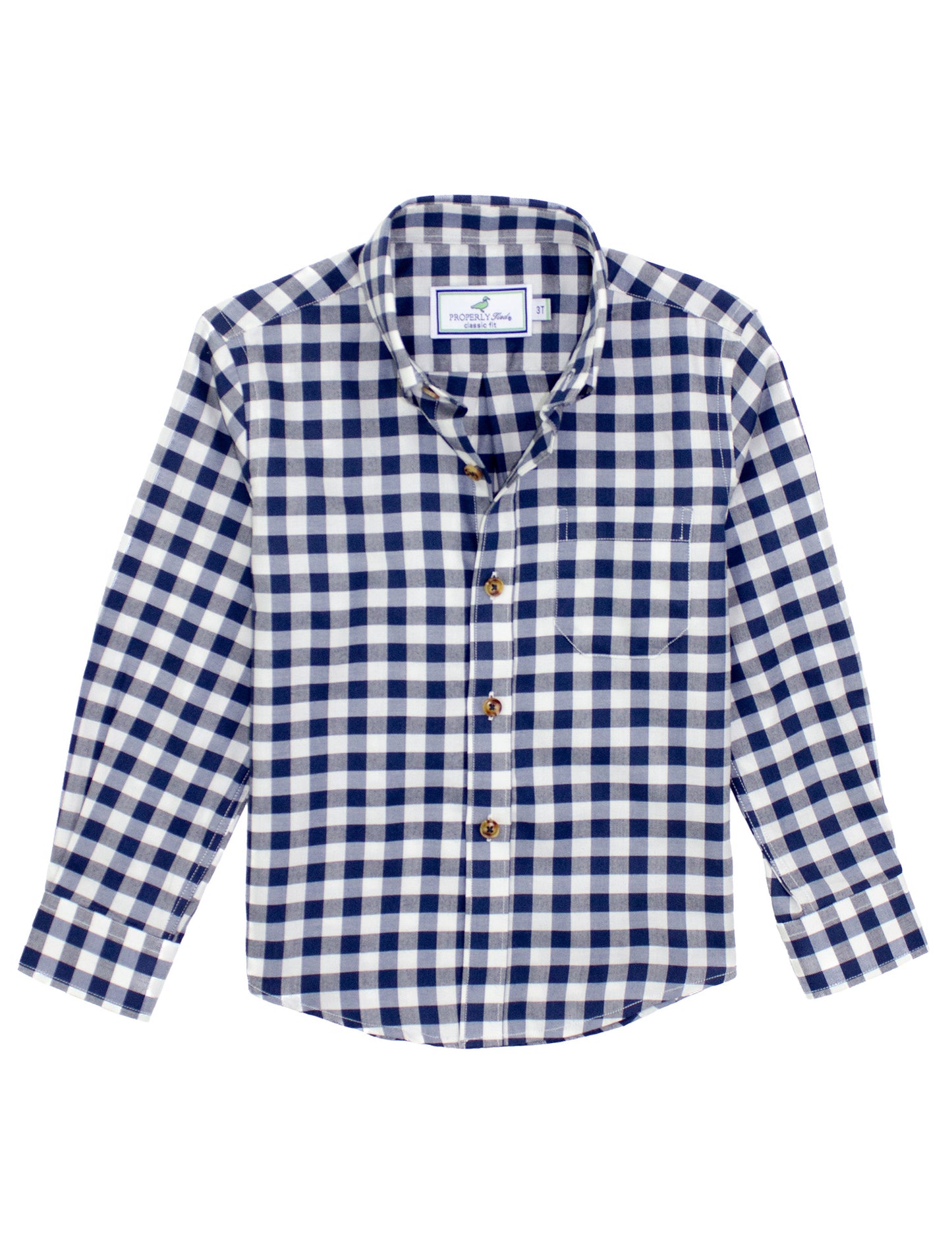 Boys Woodland Sportshirt | Navy Pier