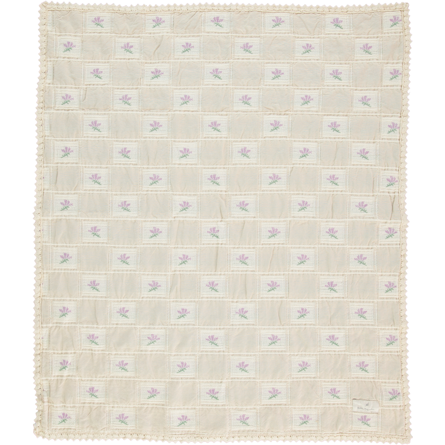 Lavender Patchwork Blanket