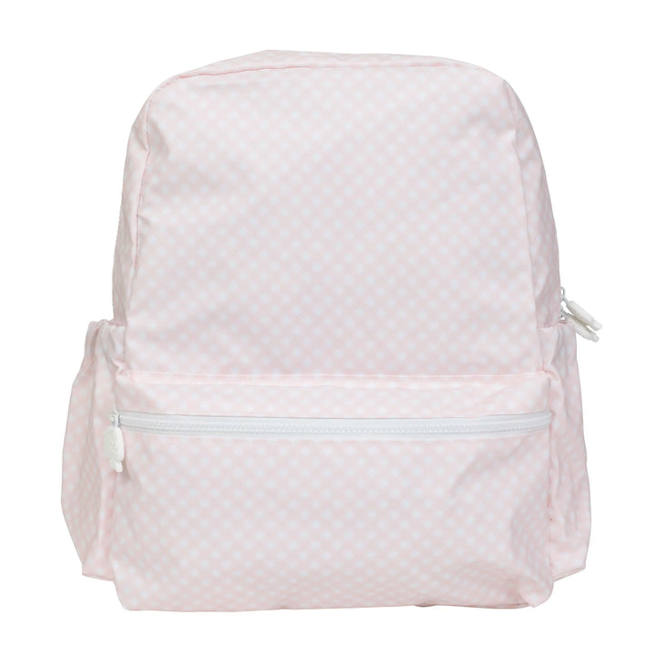 The Large Backpack | Pink Gingham