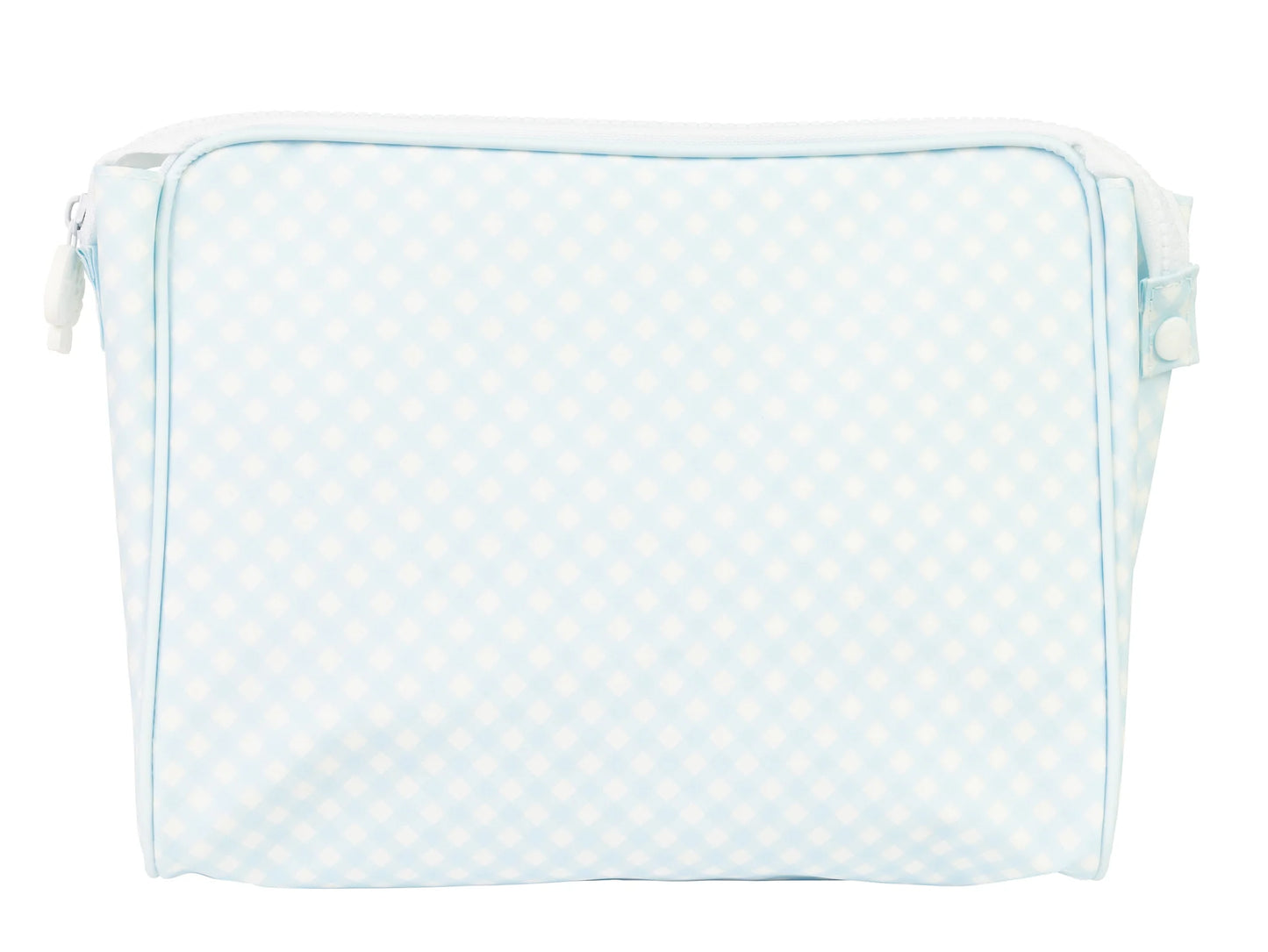 The Large Go Bag | Blue Gingham