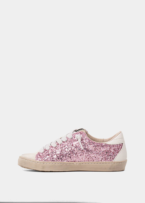 Paula Kids Sneaker | Fuchsia Glitter