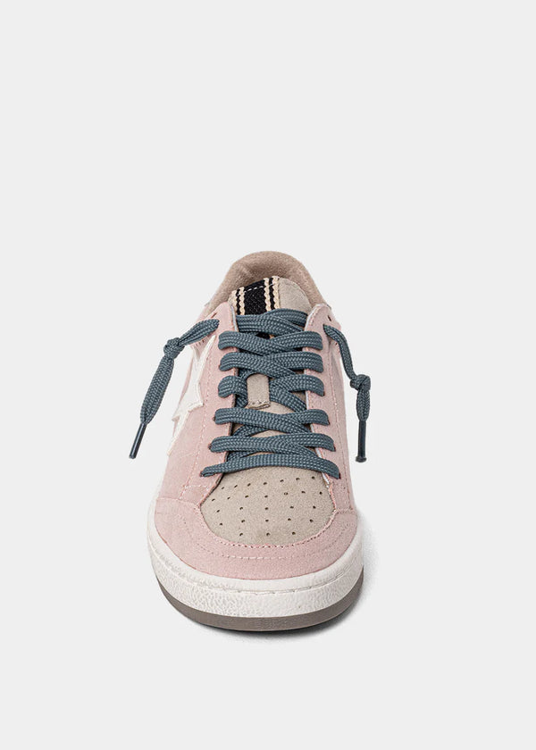 Paz Mini Sneaker | Pink Suede