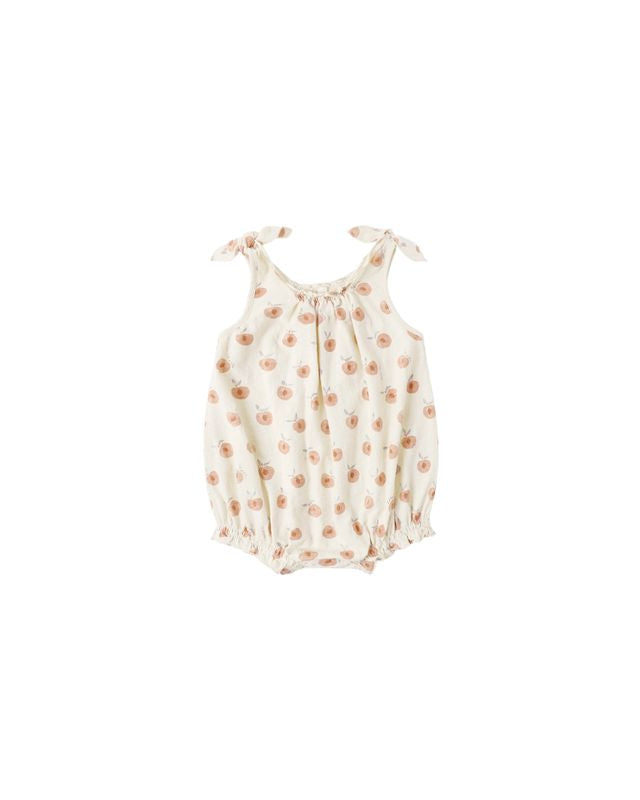 SHOULDER TIE BUBBLE PEACHES