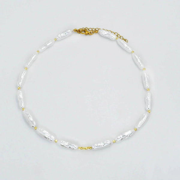 Princess Pearl Necklace with Star Charm