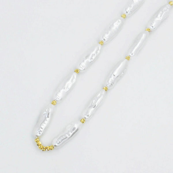 Princess Pearl Necklace with Star Charm
