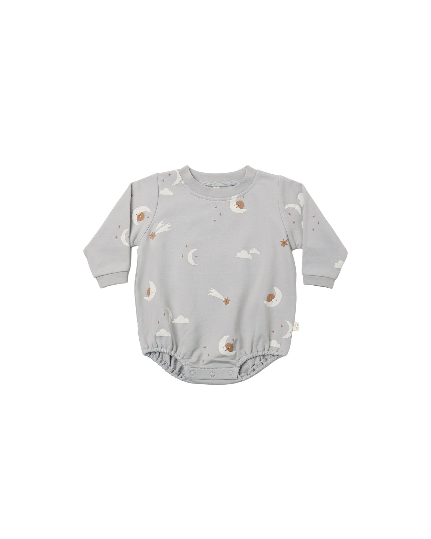 CREWNECK BUBBLE ROMPER SKY FRIENDS