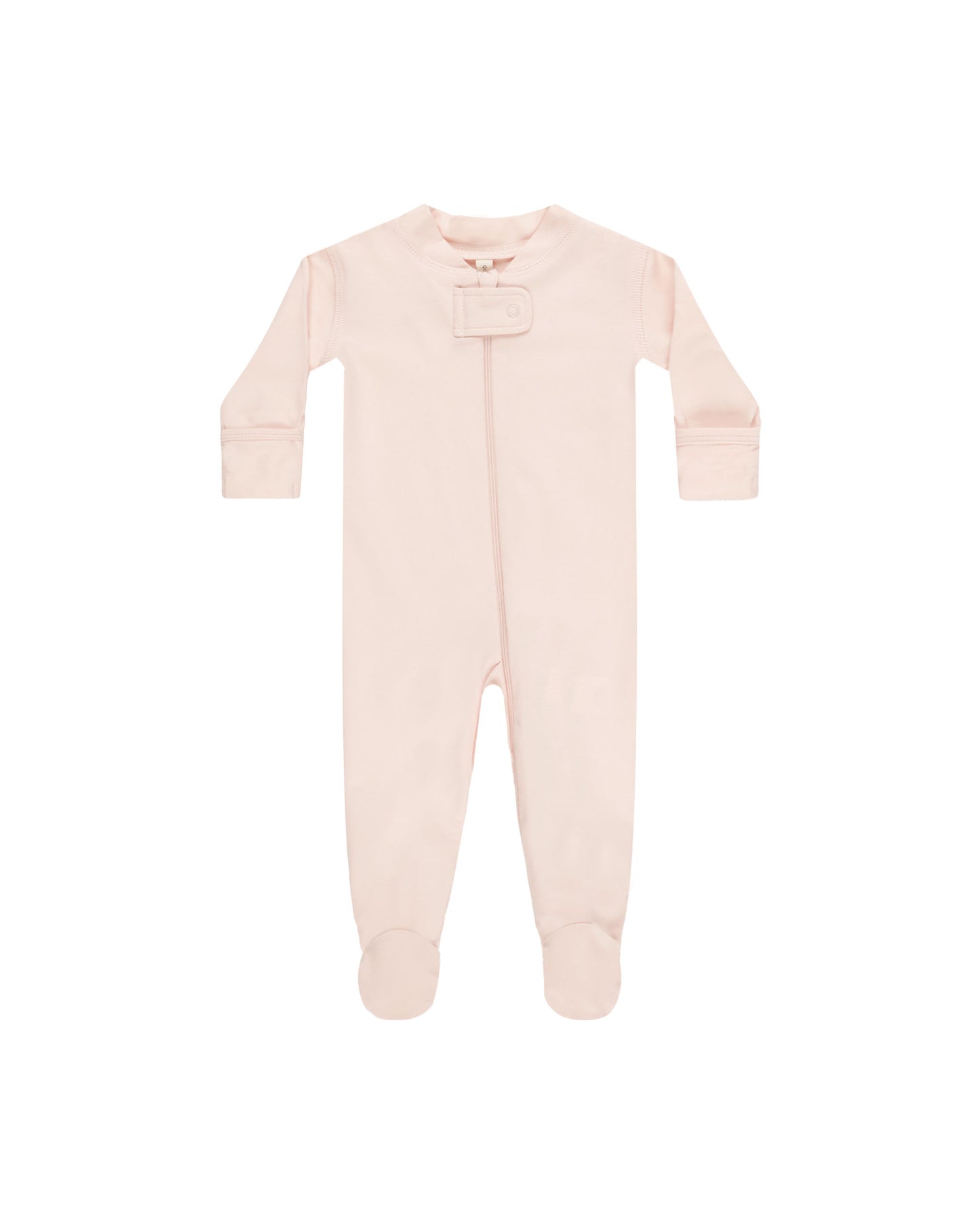 ZIP LONGSLEEVE SLEEPER FOOTIE || PETAL