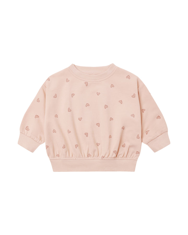 RELAXED SWEATSHIRT HEARTS