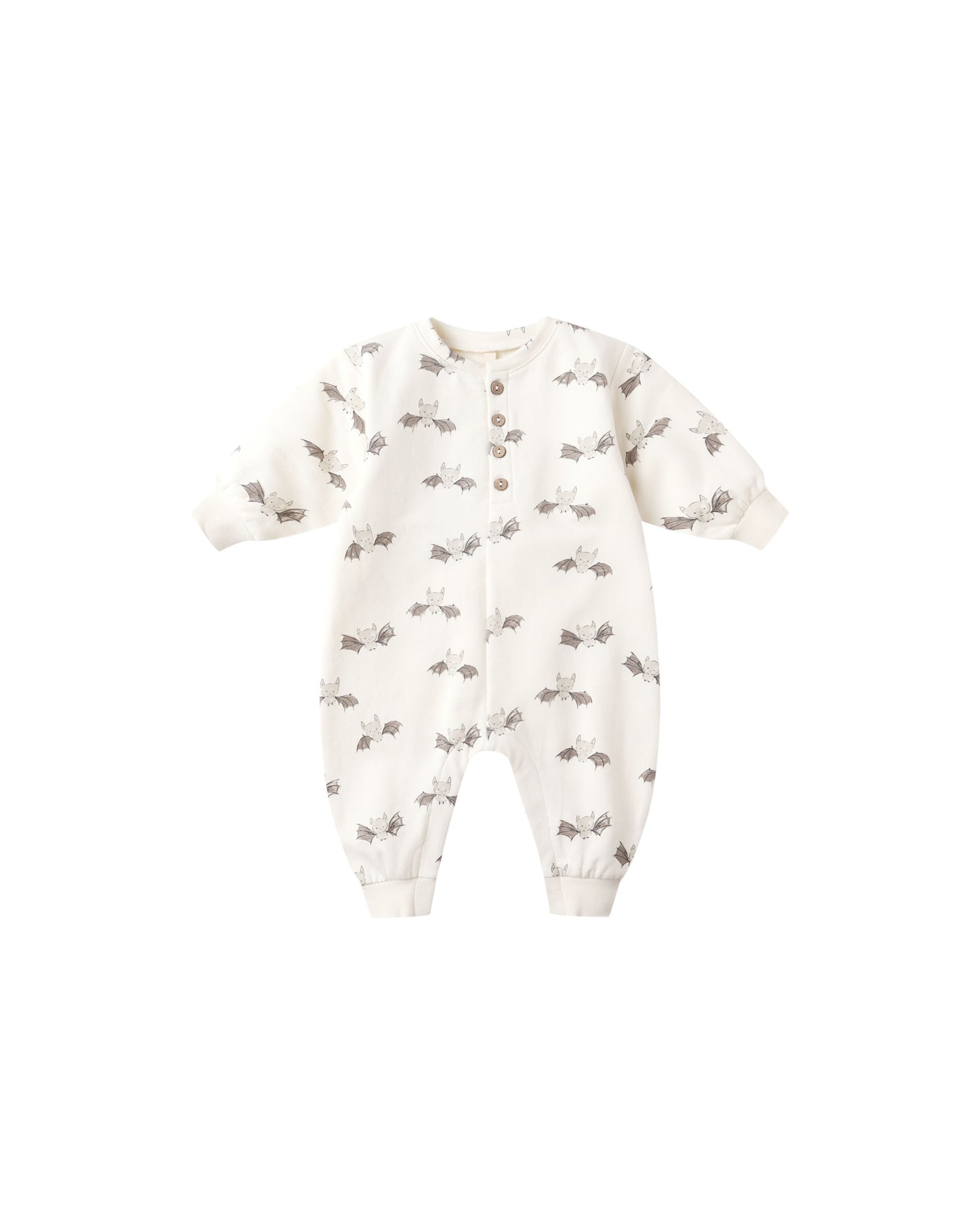 RELAXED FLEECE JUMPSUIT || BATS