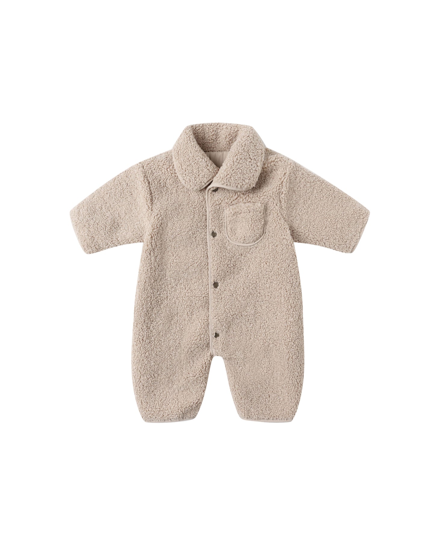 SHEARLING JUMPSUIT || OAT