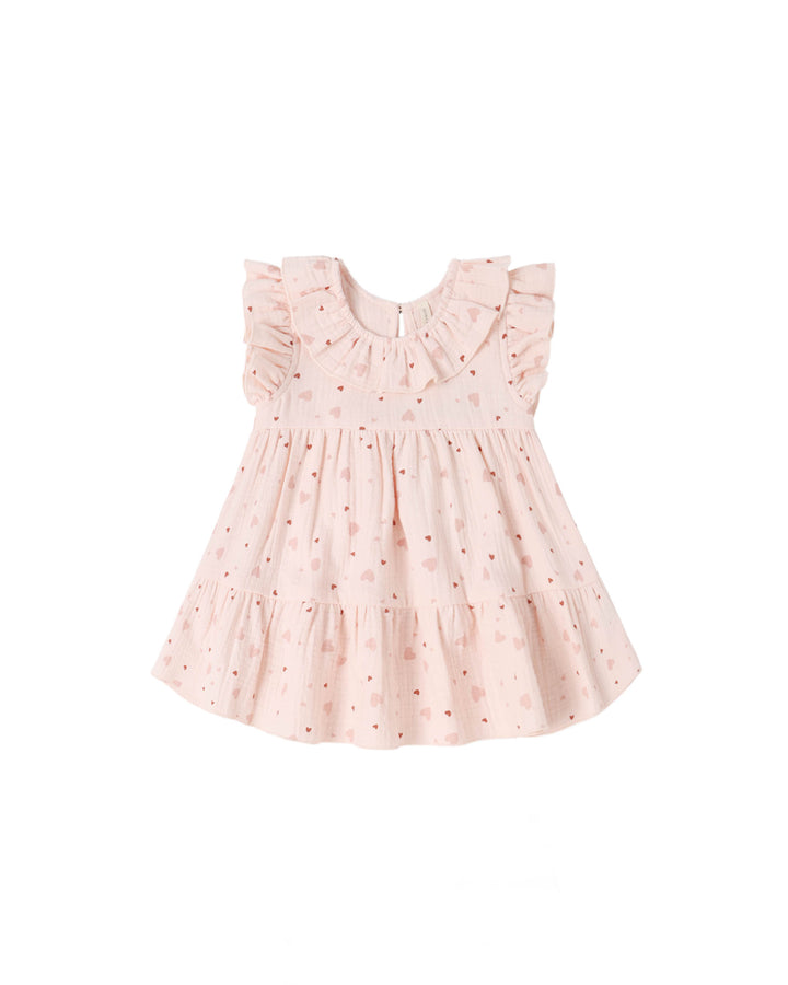 CHARLOTTE DRESS HEART CONFETTI