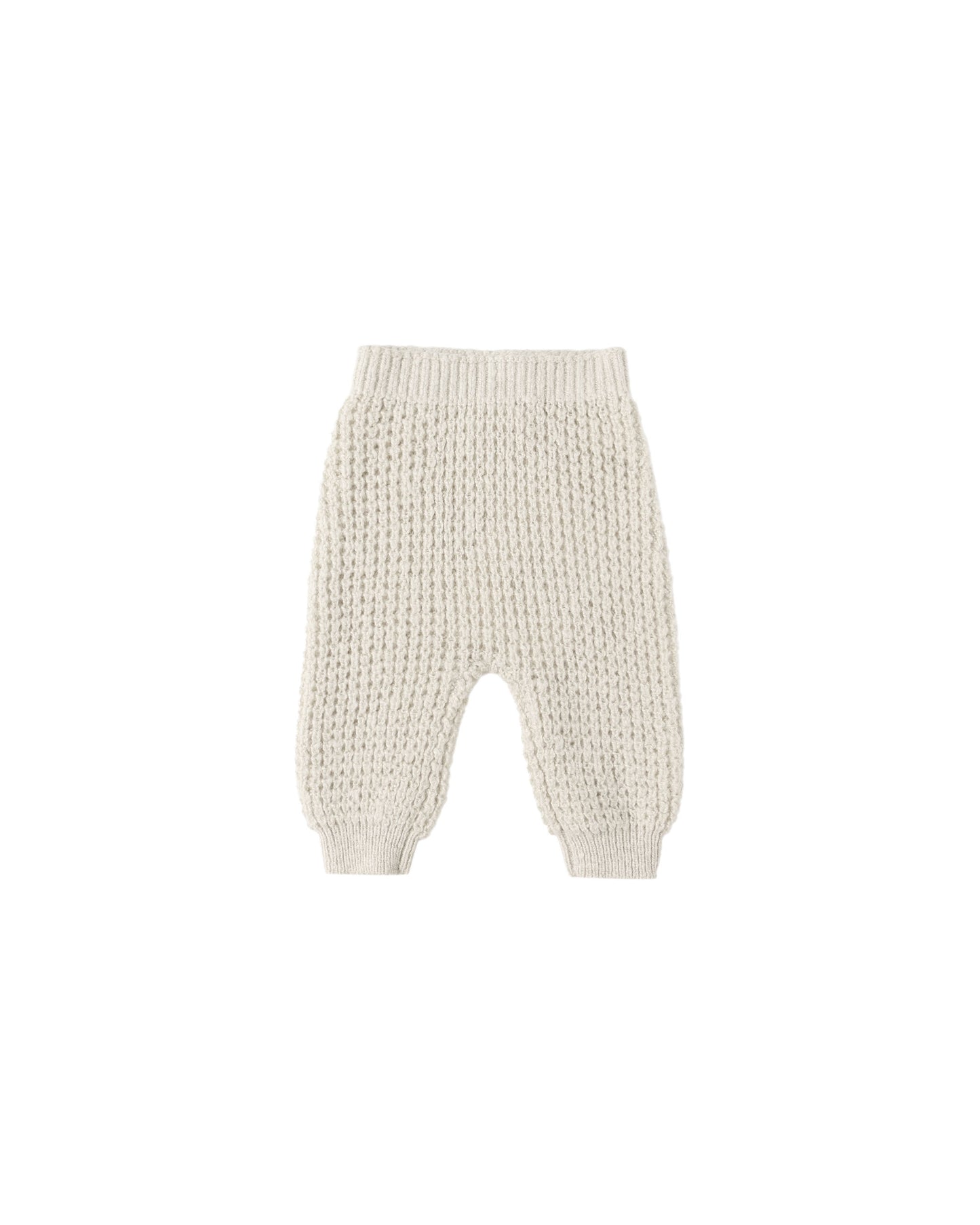 CHUNKY KNIT PANT || NATURAL