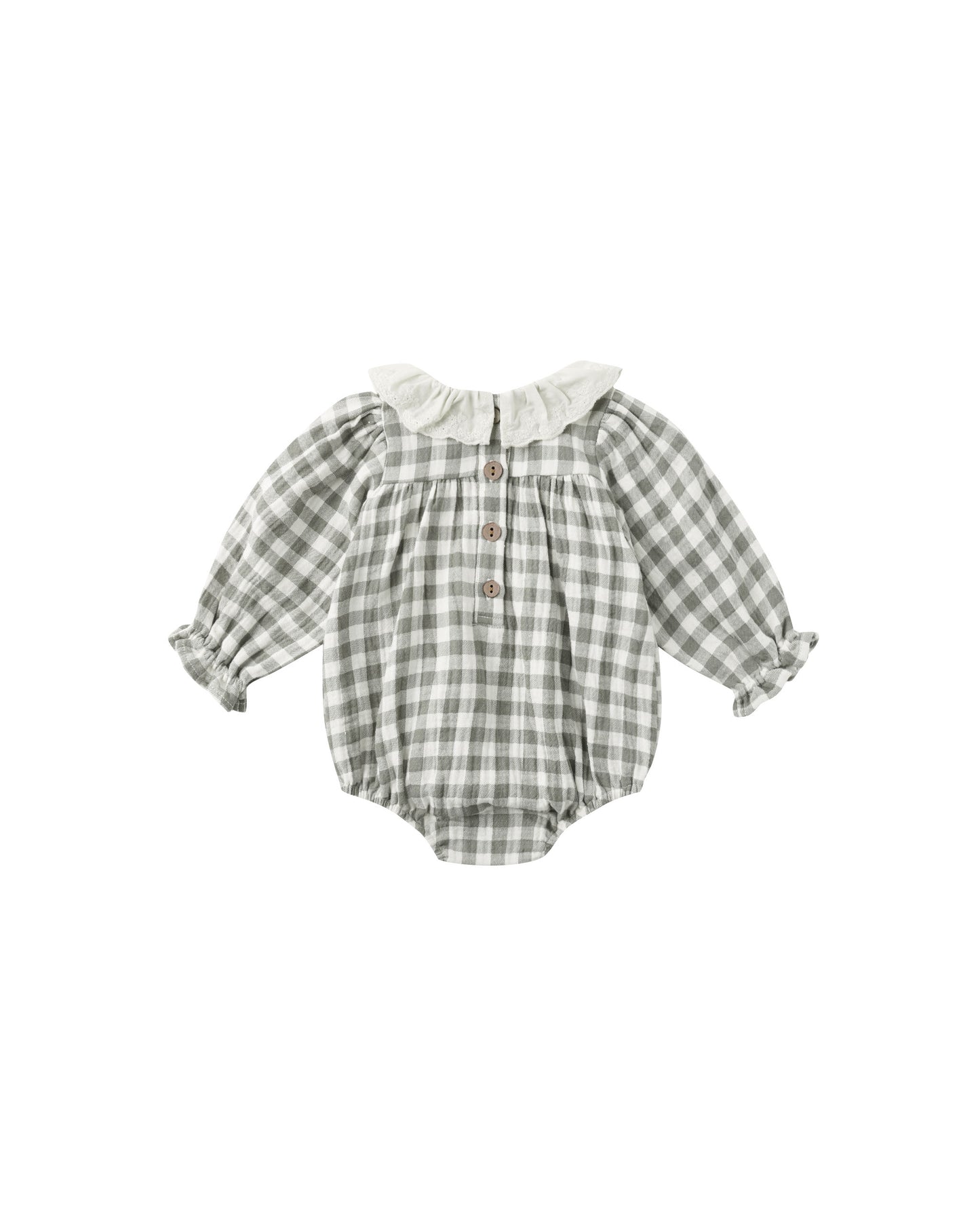 CALLIE ROMPER || FOREST CHECK
