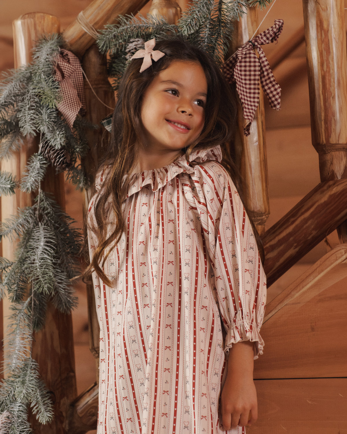 GIRL'S NIGHTGOWN CANDY CANE LANE