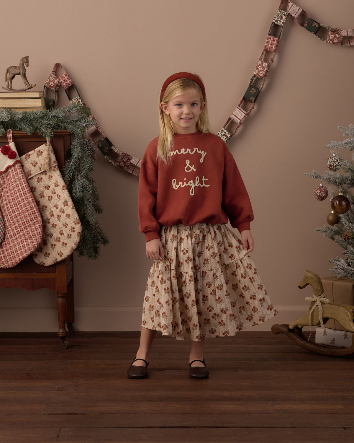 RELAXED SWEATSHIRT MERRY & BRIGHT
