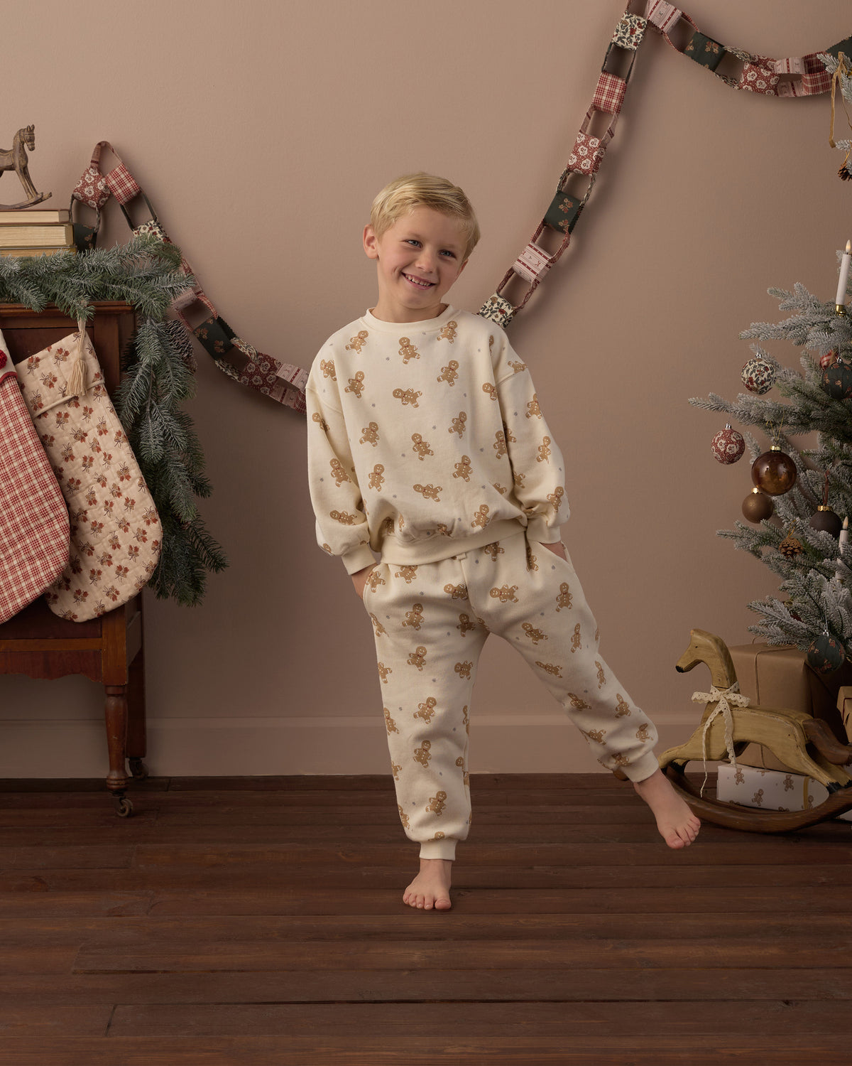 RELAXED SWEATSHIRT GINGERBREAD